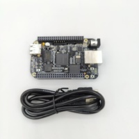 Beaglebone hitam BB-hitam Rev C 4GB eMMC AM335x Cortex-A8 Platform pengembangan papan tunggal versi Embest