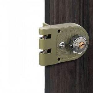 जस्ता मिश्र धातु उच्च गुणवत्ता वाले बाघ दरवाजा रिम लॉक सुरक्षा स्लाइडिंग दरवाजा - Product Image 6