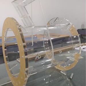 Dispositivo experimental de tubo redondo transparente acrílico personalizado para mecanizado de precisión de instrumentos De tubos grandes - Product Image 3