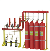 Système d'extinction d'incendie au gaz Minshan FM200 70L, équipement de lutte contre l'incendie, systèmes de suppression d'incendie, type pipeline automatique