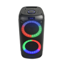 Speaker Aktif Outdoor EDEN Terbaru ED-613, Penjualan Terlaris, Dual 6.5 Inch, Lampu Api Berkedip, Speaker Audio Pesta, Sound Box