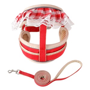 Nouvelle laisse de traction anti-évasion pour chat et petite chenille, sangle de poitrine réglable pour chien Teddy Bear, par le fabricant - Product Image 1