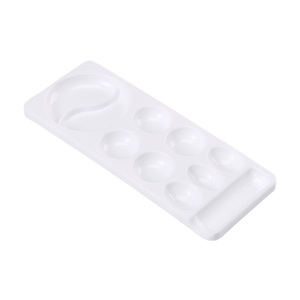 9 Compartment Strip <b>Nail</b> Art Paint Mixing Tray Plastic DIY Palette for Acrylic Gel Polish Drawing - Product Image 4