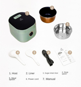 Taza Medidora de Arroz Multifuncional Inteligente de Acero Inoxidable 304 de Doble Cámara, para Uso en Hoteles, 3L, Hipoglucémica, Mini - Product Image 2