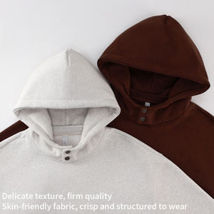 Sudadera con Capucha Larga de Punto para Invierno, Estilo Urbano Moderno en Europa y América, Logotipo Personalizable, Impresión Digital, ODM Disponible - Product Image 3