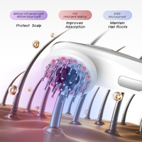 Meiboyi Elektro-Kopfhaut-Massage kamm mit Öl applikator Vibration Relax Irritare Scalp 2025 Trend Beauty Salon Heimgebrauch gerät