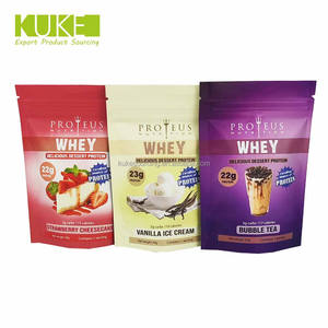 Per uso alimentare 1kg torta alla fragola sapore di proteine del siero di latte in polvere confezione personalizzata con chiusura a Zip <span class=keywords><strong>bustina</strong></span> Stand up Mylar bag - Product Image 5