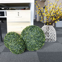 Décoration de jardin d'intérieur, plantes artificielles en buis, boule de topiaire artificielle, fausses boules de buis décoratives pour la cour