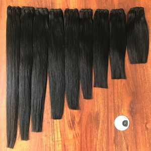 Extensions de cheveux naturels non traités, cheveux humains brésiliens, cheveux vierges euraséens 10a, cheveux vierges slaves russes, matière première - Product Image 3