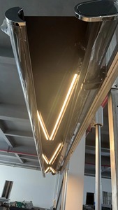 Auvent rétractable extérieur avec commande de moteur et lumières LED Auvent de jardin Pare-soleil à cassette complète - Product Image 4
