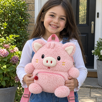 Sac à dos en peluche cochon personnalisé, amusant et mignon, sac à bandoulière créatif, disponible pour la personnalisation
