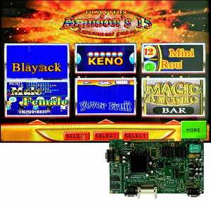 Nouveau jeu d'arcade multi-jeux Playtrix Super Brandons 15 en 1 avec bonus Blackjack, Keno, Magic Bar, 8cherry, Poker, Fever Fruit - Product Image 1