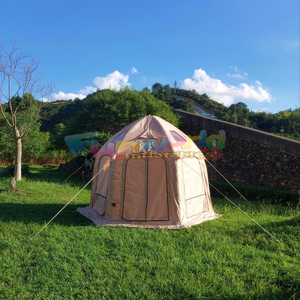 Cung Điện Phong Cách Vòng Tự Động PVC Dome Không Khí Lều UV Bảo Vệ Không Thấm Nước Inflatable Cắm Trại Cho 2 Người Nhà Với Máy Bơm Ngoài Trời - Product Image 4