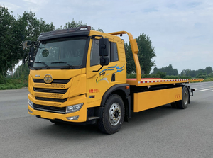 <span class=keywords><strong>Camion</strong></span> de dépannage à plateau FAW Dragon V avec treuil de 8 à 10 tonnes, bras de remorquage arrière de 8 à 10 tonnes, empattement de 5700 mm, moteur Weichai 220 CV - Product Image 2