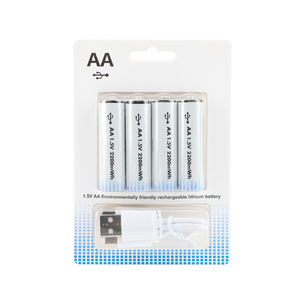 1.5v <span class=keywords><strong>NiZn</strong></span> <span class=keywords><strong>AA</strong></span> Type-c 충전식 배터리 휴대용 1.5v 3500mah 충전식 리튬 배터리 타입-c 충전 포트 - Product Image 4