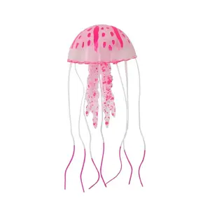 Artificial jellyfish fish tank decorations Light up aquarium landscaping cute artificial jellyfish