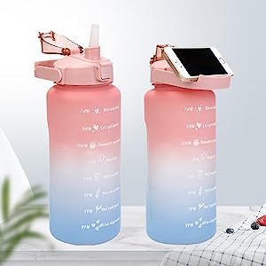 Grande capacité Tomatodos Termo <span class=keywords><strong>Trio</strong></span> 2l Motivational Gradient Color 500ml 900ml 3 en 1 Set Gym Bouteille d'eau - Product Image 2