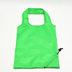 कस्टम पॉलिएस्टर ठोस टिकाऊ पोर्टेबल सुपर बाजार शॉपिंग बैग RPET पुनर्नवीनीकरण Foldable शॉपिंग भंडारण बैग