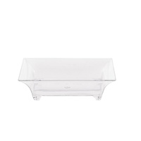 Runde PS Hartplastik Transparente Saucen- und Dessertschale für Fluglinien und Partys Modernes und Schlichtes Design Vorrätig