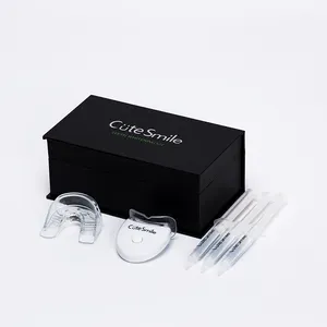 Caneta gel luz dental de led, etiqueta privada aprovada kits de clareamento dos dentes