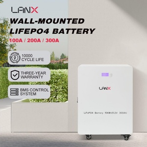 Nuevo diseño 51,2 V 100Ah 200Ah 300Ah Batería de iones de litio Recargable LiFePO4 Celda fuera de la red Batería de almacenamiento de energía solar - Product Image 2
