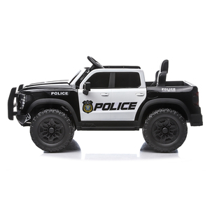 Camioneta de Policía Eléctrica de 12V 2WD para Niños con Control Remoto, Luces LED y Música - Product Image 5