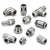 Raccords de liquide de refroidissement de précision en acier inoxydable, adaptateurs de tournage et de fraisage CNC pour le refroidissement liquide des centres de données