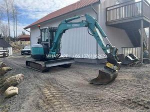 รถขุดตีนตะขาบ KOBELCO Sk45 มือสอง พร้อมเครื่องยนต์ฮีโน่ ปั๊มไฮดรอลิก รับประกัน 1 ปี น้ำหนักใช้งาน 4 ตัน - Product Image 2