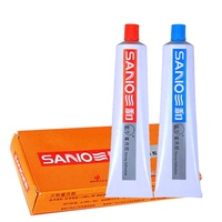 SANVO Résine époxy AB Glue Adhésif à résine époxy durcissant en 5 minutes pour la construction et le cuir Joint en pâte Apparence AB Glue