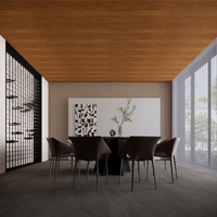 Revêtement de plafond en PVC plastique pour designs de plafonds à Dubaï