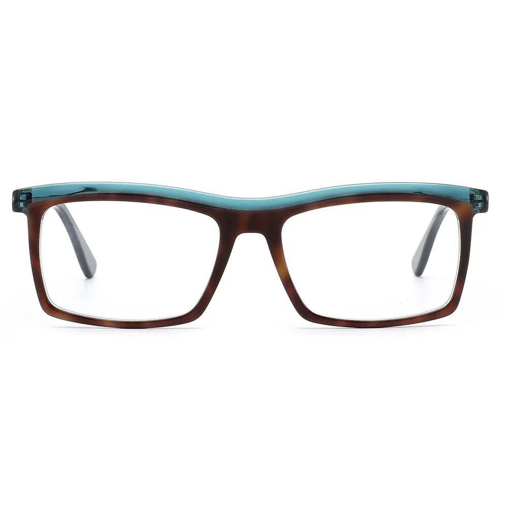 Meilleures ventes Lunettes d'optique en acétate Montures optiques rectangulaires CADRE LUNETTE pour hommes et femmes