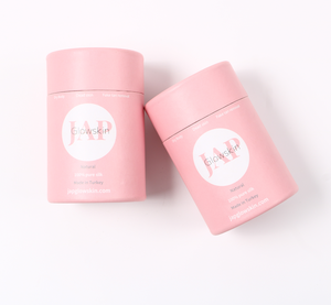 Boîte cylindrique en carton avec couvercle, estampage à chaud or, logo personnalisé, pour coffret de soins de la peau - Product Image 4