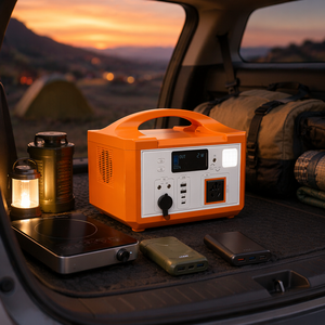 Generador Solar Portátil E-NiCE de 600W con 4 Puertos USB para Camping, Viajes y Uso Doméstico de Respaldo, Salida de Onda Sinusoidal Pura A1-1 - Product Image 1