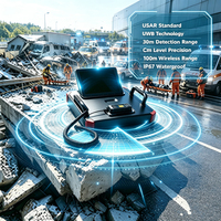 Système de recherche de ruines de bâtiments par radar 3D à coordonnées XYZ, détecteur de vie, technologie UWB, positionnement spatial haute précision