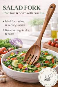 Handmade <b>Kitchen</b> Wooden <b>Utensils</b> Tools Eco-friendly Sustainable Dishwasher Safe 6pcs Natural Teak Wood Spatula Spoons <b>Set</b> - Product Image 4