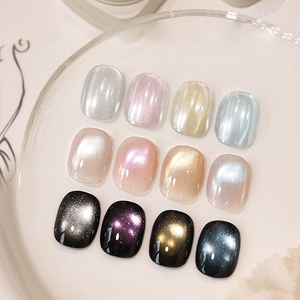 ยาทาเล็บเจล AILANUO 4 สี แบบใส สำหรับน้ำยาทาเล็บเจลแบบ Cat's Eye  รับผลิตแบบ OEM/ODM ยาทาเล็บเจล Cat's Eye ปราศจากสาร Hema และ TPO ผลิตภัณฑ์ดูแลเล็บ - Product Image 1