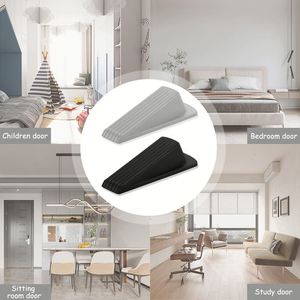 Cale de porte en caoutchouc robuste pour usage domestique, cale de sécurité pour porte, accessoire de mobilier - Product Image 3