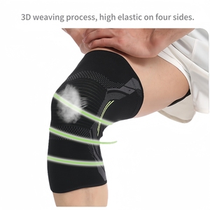 Bantalan lutut olahraga Neoprene, pelindung lutut kualitas tinggi untuk meringankan nyeri sendi dan kompresi untuk angkat beban - Product Image 5