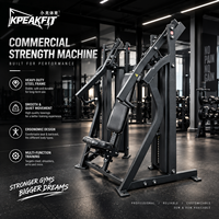 Machine de musculation commerciale Kpeakfit pour press à la poitrine assis, équipement de fitness à charge par poulie