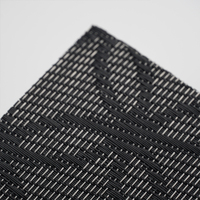 YIKE Nouveaux rouleaux de moquette en vinyle tissé PVC à motif floral noir pour la décoration d'hôtels, imperméables, anti-moisissures, ignifuges