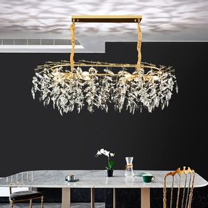 Led Postmoderne Rvs Crystal Lamparas Italiaanse Plafondlamp Kroonluchter Rain <span class=keywords><strong>Drop</strong></span> Ontwerp Replica Licht Voor Diner T - Product Image 4