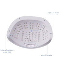 Article populaire : Lampe UV LED SUN X24 Max 380W pour séchage des ongles, avec poignée confortable, outils pour ongles en gel, idéale pour les salons de manucure professionnels et la pratique de la manucure.