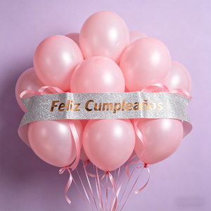 Palloncini in Lattice Party Love 30cm R12 Oro Rosa Metallizzato per Decorazioni di Compleanno per Adulti - Product Image 5
