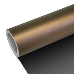 TERZO High Quality PET Ghost Metal Satin Metallic Coffee Wrap Vinyl Air Release <b>Bubble</b> Free Full Body Car Wrap Film - Product Image 1