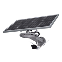 Lampadaire solaire avec caméra, 1080P, 2 millions de pixels, cctv, wi-fi, 4G, 50w, 100w