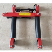 VENTE FLASH Chariot de transport pour voiture 12 pouces, roulettes en aluminium, chariot de transport hydraulique, crics de positionnement