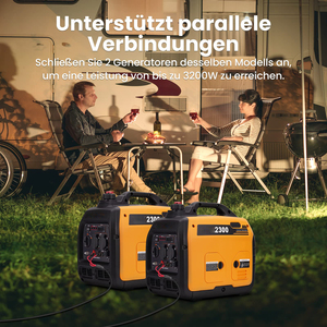 Générateur d'énergie à onduleur <span class=keywords><strong>2300</strong></span> <span class=keywords><strong>W</strong></span>, super silencieux et portable pour le camping en plein air, les camping-cars, les voyages, les garages et les caravanes - Product Image 3