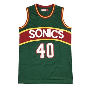 Camiseta de Baloncesto Retro Bordada de Durant para Hombre y Mujer, Verano, Transfronteriza, Supersónica 35 #   20 #   40 #   Chalecos con Mangas Cortas - Product Image 5