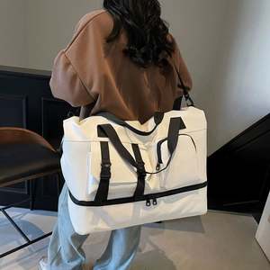 Bolsa de Deporte Personalizada con Logotipo para Mujer, Bolsa de Viaje con Compartimento para Zapatos, Bolsa de Viaje de Gran Capacidad para Fin de Semana - Product Image 5