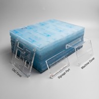 Plaque en acrylique découpée sur mesure par CNC, 100% PMMA vierge coulé, qualité alimentaire, transparente, multi-épaisseurs, panneau usiné, usine